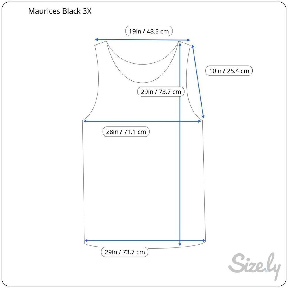 Lot of 2 Maurices 24 7 Womens Plus Size 3X Black Sleeveless Casual Shirts Tops - Picture 2 of 14